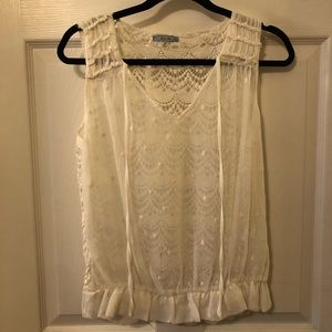 Do & Be Sheer Top - Sz M